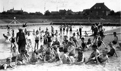 Freibad Kevelaer der Anfang